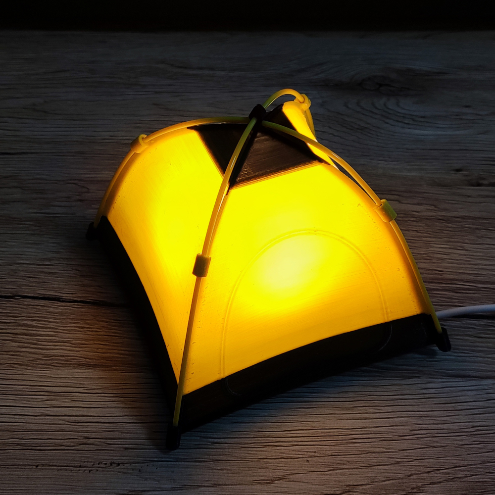 Lampka nocna namiot