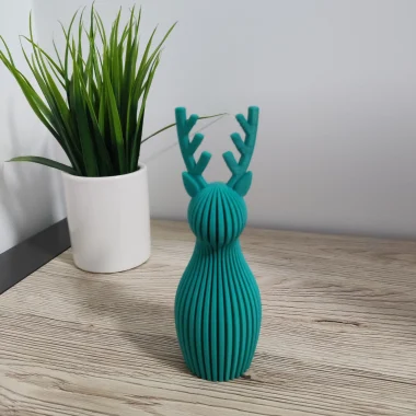 Minimalistyczna figurka Renifera, dekoracja świąteczna