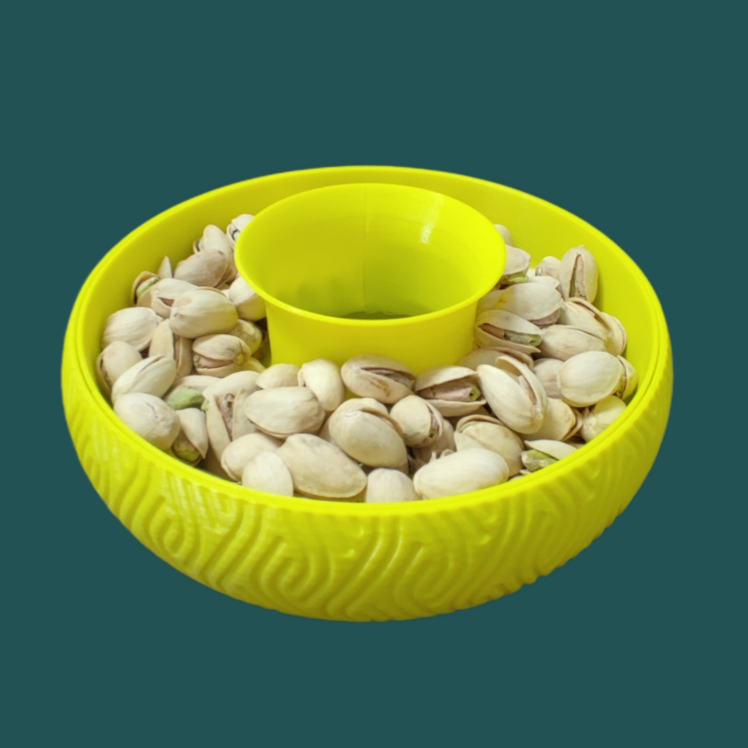 Dwuwarstwowa miska na pistacje