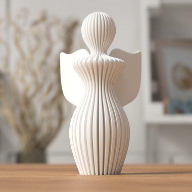 Aniołek bożonarodzeniowy, biały