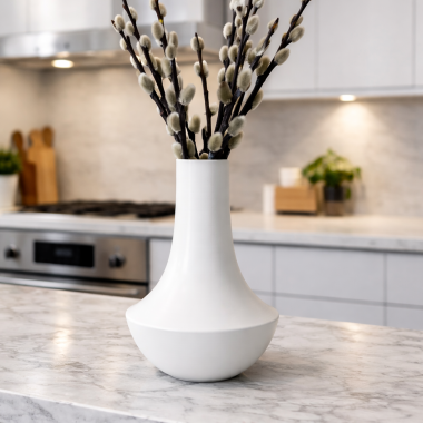 Wazon Shinto na suche kwiaty, trawę pampasową